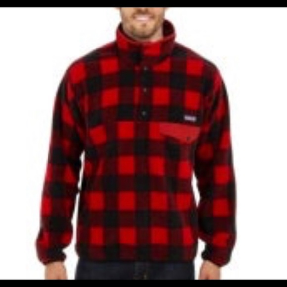 RARE Patagonia Buffalo Plaid Synchilla Mens small - Picture 3 of 8
